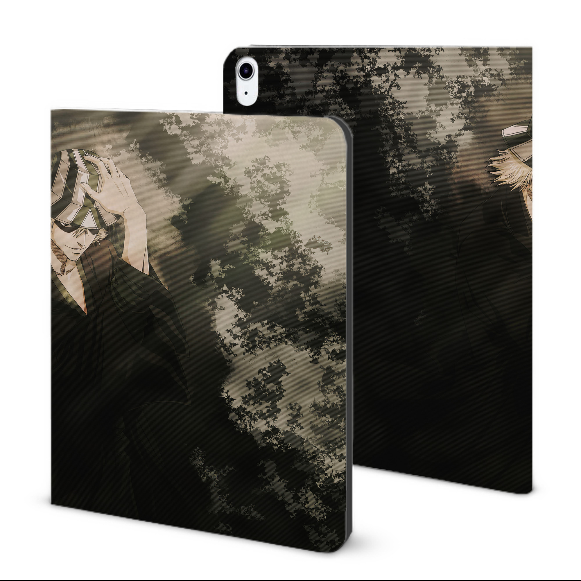 （画像用） ブリーチ BLEACH IPad ケース ブック型 PUレザー TPU 耐衝撃 軽量 薄型 ペン収納なし 全面保護 IPad 各モデル対応